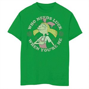 Boys 8-20 iCarly Shamrock Carly Portrait Graphic Tee