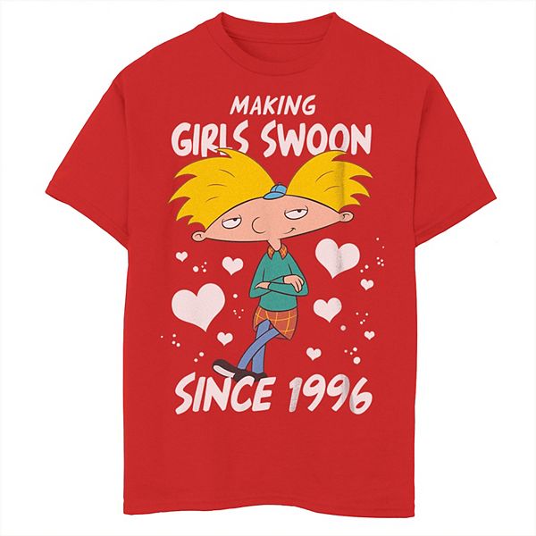 Boys 8-20 Nickelodeon Hey Arnold Making Girls Swoon Since 1996