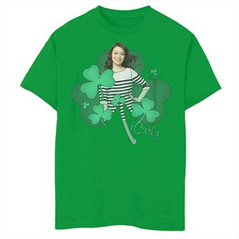 Boys 8-20 iCarly Shamrock Carly Portrait Graphic Tee