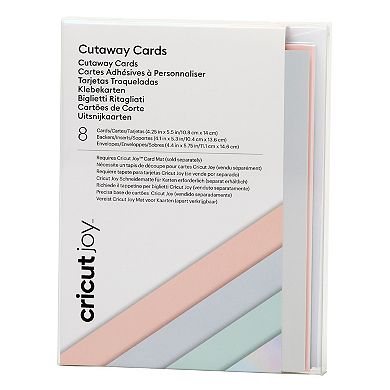 Cricut® Joy Cutaway Cards, Pastel Sampler