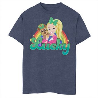 Boys 8-20 Jojo Siwa Lucky Logo Center Portrait Graphic Tee