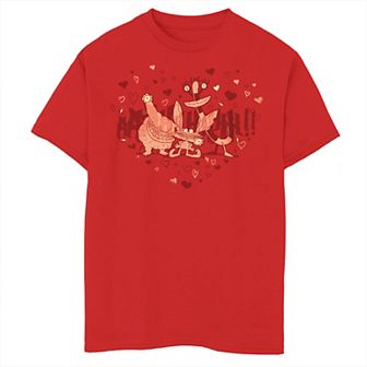 Boys 8-20 Nickelodeon Aaahh!!! Real Monsters Group Valentine Print Graphic Tee