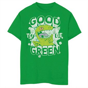 Boys 8-20 Nickelodeon Rugrats Reptar Good To Be Green Graphic Tee