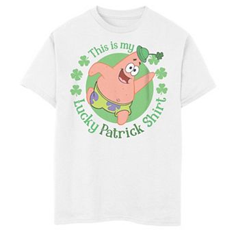 Boys 8-20 Nickelodeon SpongeBob SquarePants Patrick This Is My Lucky Patrick Shirt Graphic Tee