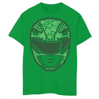 Boys 8-20 Power Rangers Shamrock Helmet Graphic Tee