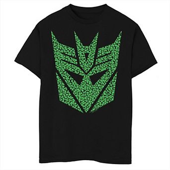 Boys 8-20 Transformers Decepticons Shamrock Lucky Logo Graphic Tee