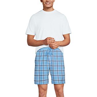 Men's Lands' End Knit Jersey Shorts Pajama Set