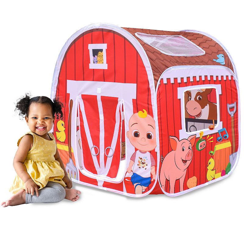 CoComelon Old MacDonalds Musical Barn Play Tent, Multicolor