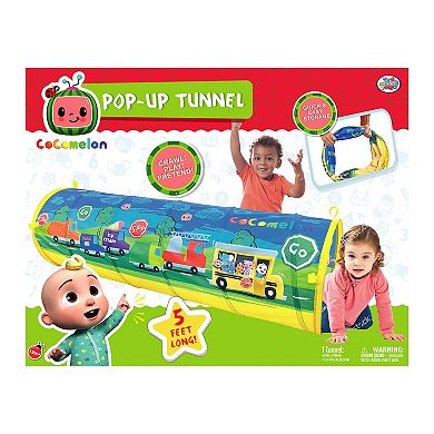 CoComelon 5-Foot Pop-Up Tunnel Toddler Play Toy