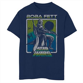Boys 6-20 Star Wars The Book Of Boba Fett Retro Collage Poster Graphic Tee