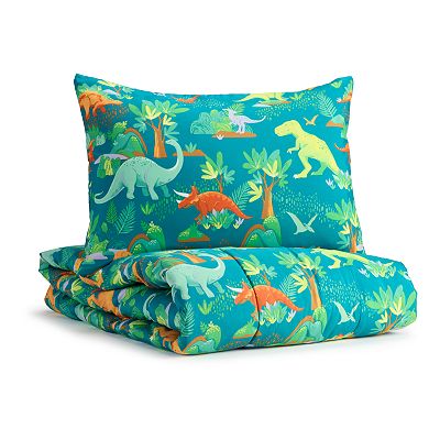 The Big One Kids 3-Piece popular Dinosaur Reversible Quilt Set