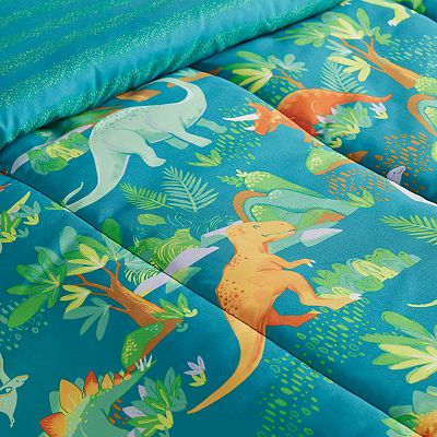 The Big One Kids Jude Dino Reversible Comforter Set with Shams