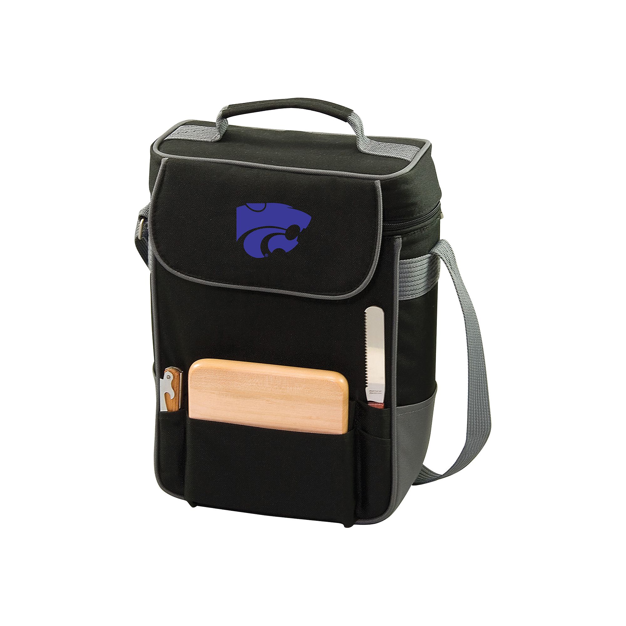 Kansas State Wildcats Insulated Wine Cooler, Black