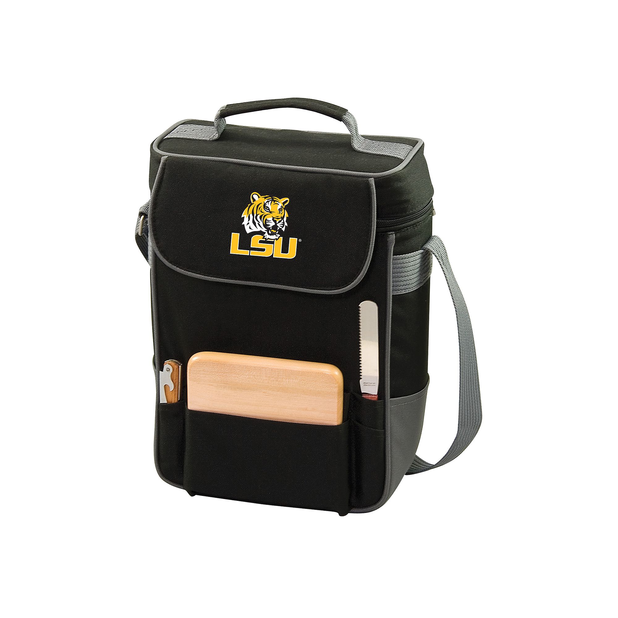 LSU Tigers Insulated Wine Cooler, Black