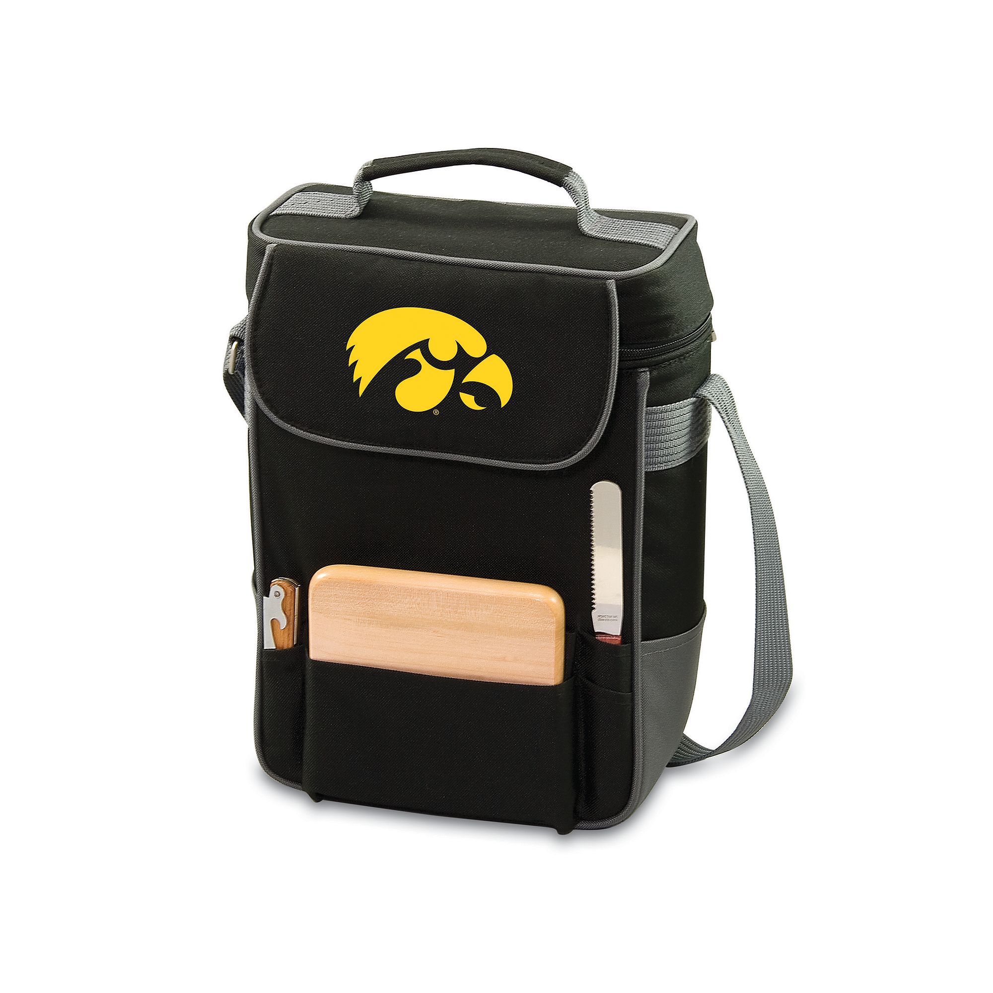 Iowa Hawkeyes Insulated Wine Cooler, Black