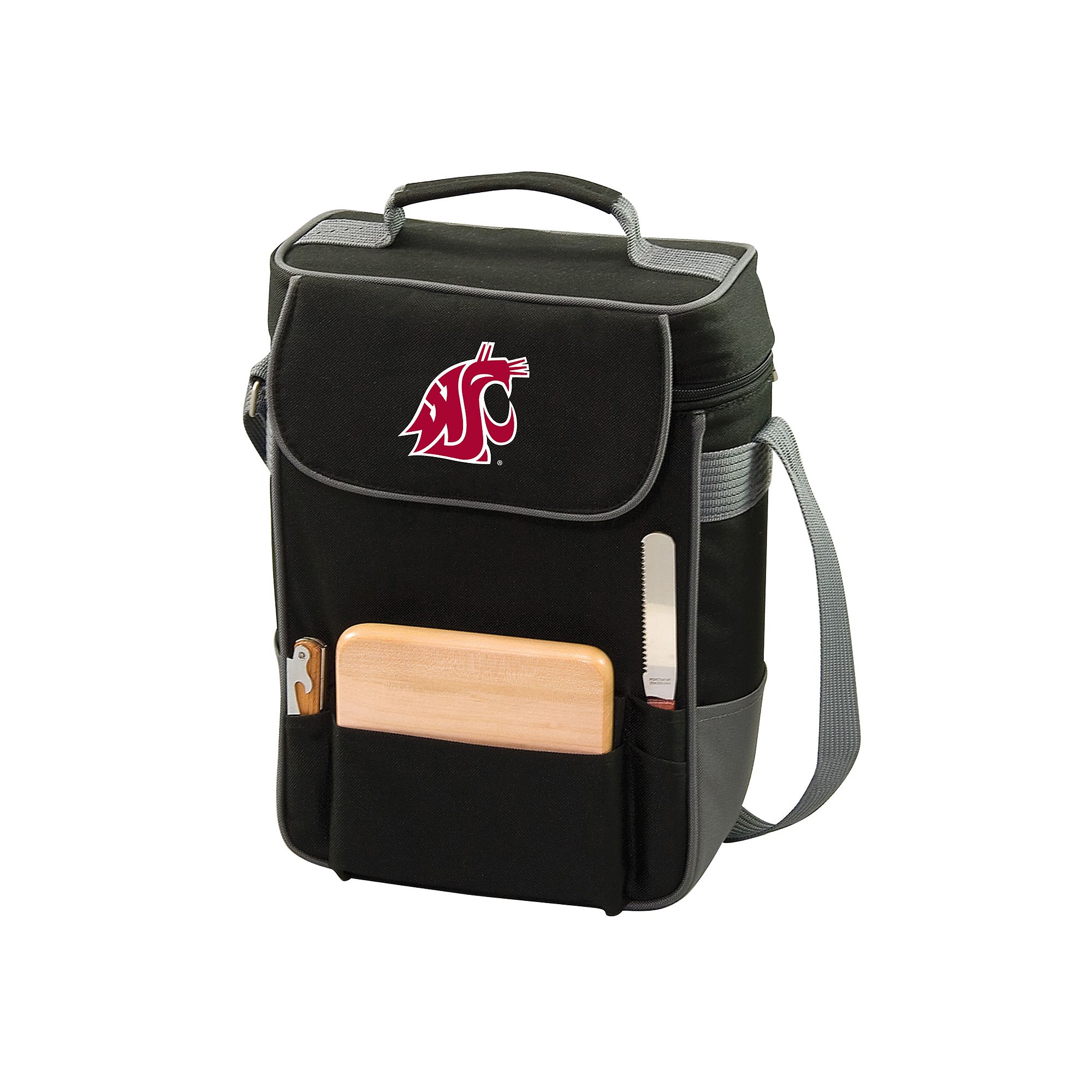 Washington State Cougars Insulated Wine Cooler, Black