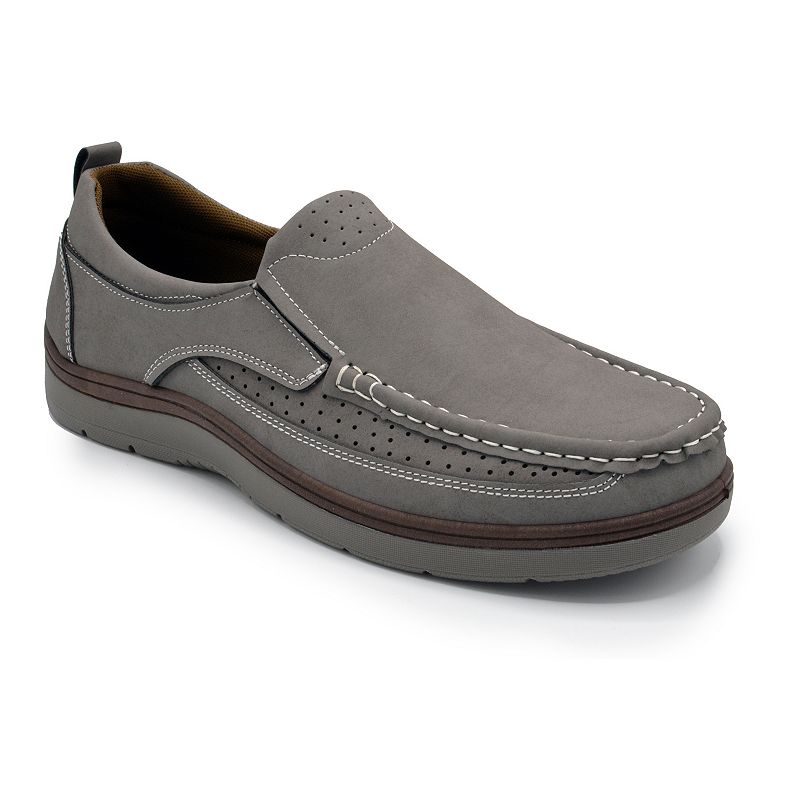 80703513 Aston Marc Mens Slip-On Shoes, Size: 12, Grey sku 80703513