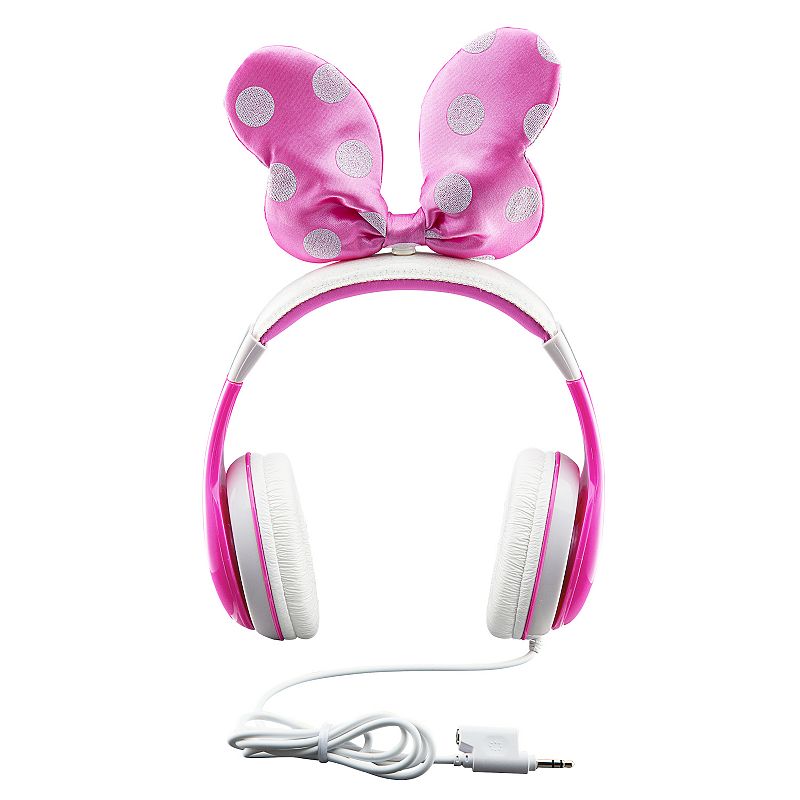 KIDdesigns eKids Minnie Character Wired Headphones, Pink