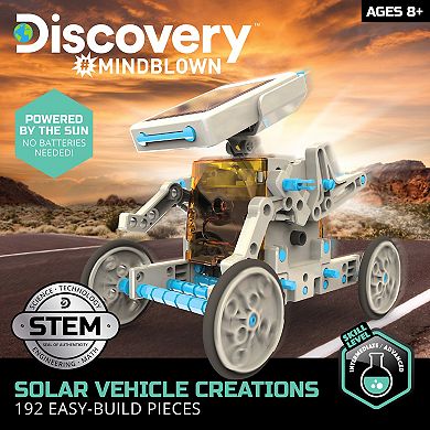 Discovery Mindblown 197-Piece Toy Solar Vehicle Construction Set 