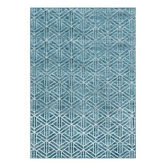 Unique Loom Motif Matrix Trellis Rug