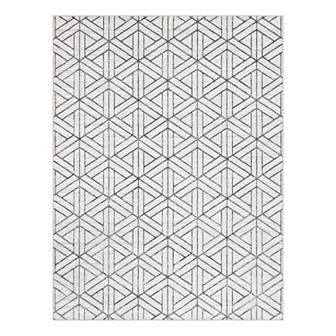 Unique Loom Motif Matrix Trellis Rug