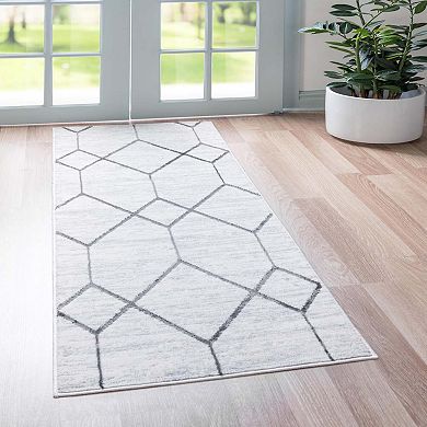 Unique Loom Deco Matrix Trellis Rug