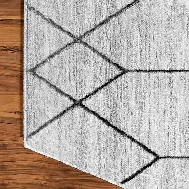 Unique Loom Deco Matrix Trellis Rug