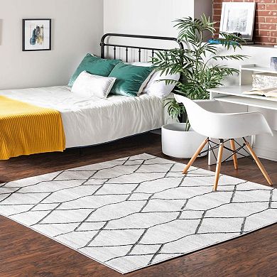 Unique Loom Deco Matrix Trellis Rug