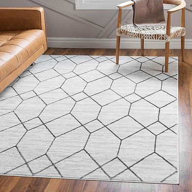 Unique Loom Deco Matrix Trellis Rug