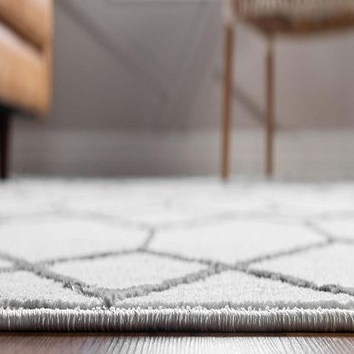 Unique Loom Deco Matrix Trellis Rug