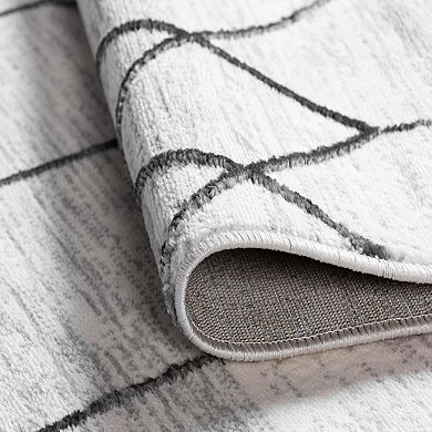 Unique Loom Deco Matrix Trellis Rug