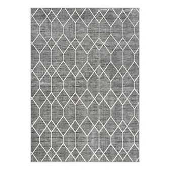 Unique Loom Deco Matrix Trellis Rug