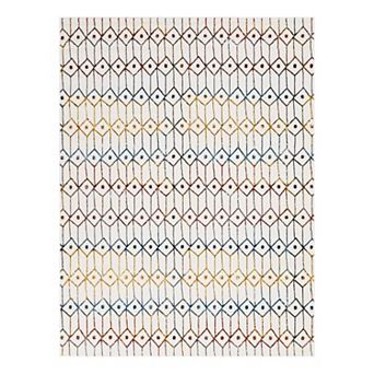 Unique Loom Diamonds Matrix Trellis Rug