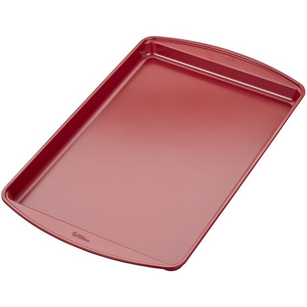 Wilton Christmas Red Nonstick Large Cookie Sheet