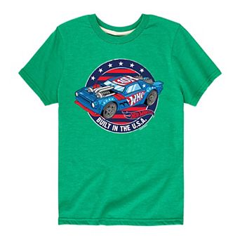 Boys 8-20 Hot Wheels Built In USA Graphic Tee