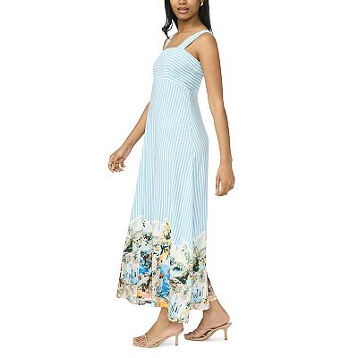 Women's MSK Thick Strap Maxi Dress, Size: XL, Ivroy Blue