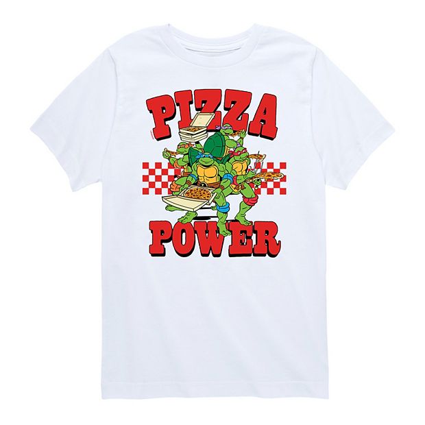 Boys Short Sleeve Pizza Ninja Graphic Tee