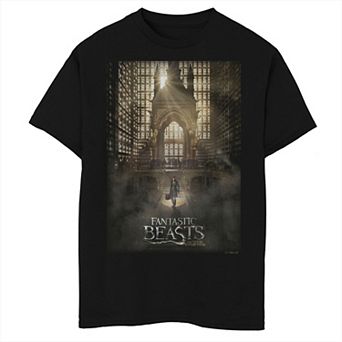 Boys 6-20 Fantastic Beasts: The Crimes of Grindelwald Magical Congress Poster Graphic Tee