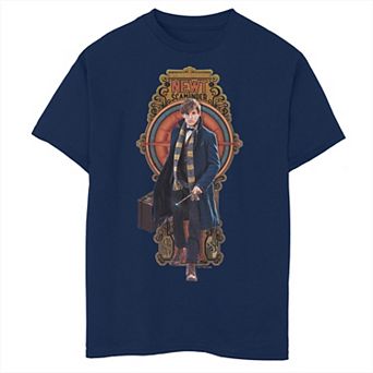 Boys 6-20 Fantastic Beast - Grindelwald Newt Scamander Poster Tee