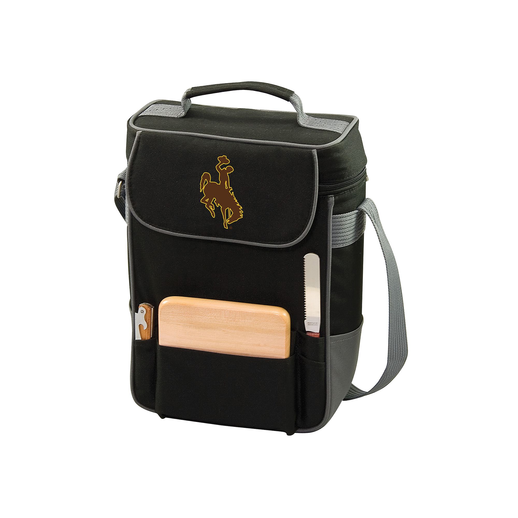 Wyoming Cowboys Insulated Wine Cooler, Black