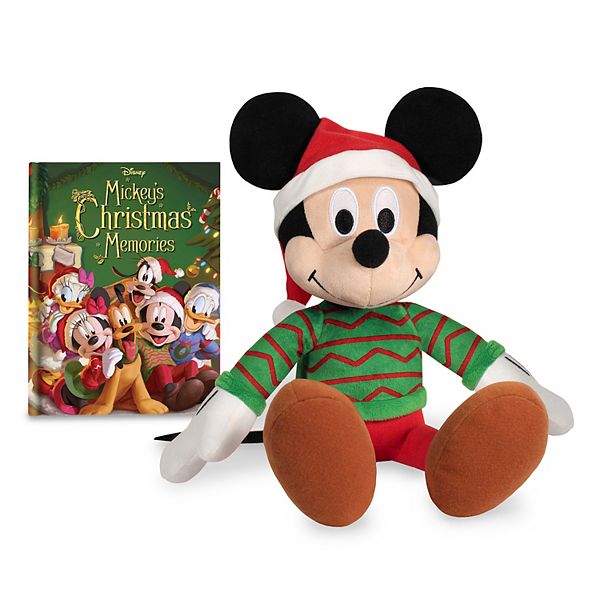 christmas mickey plush