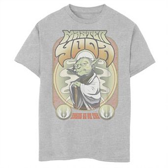 Boys 8-20 Star Wars Master Yoda There Is No Try Graphic Tee