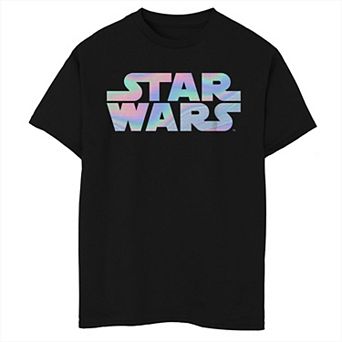 Boys 8-20 Star Wars Holographic Logo Graphic Tee