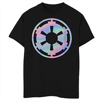 Boys 6-20 Star Wars Holographic Empire Symbol Graphic Tee
