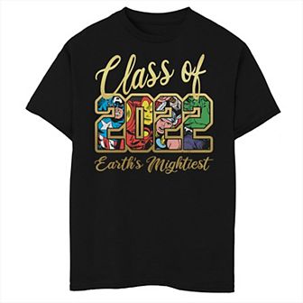 Boys 8-20 Marvel Comic Retro Class of 2022 Earth's Mightiest Graphic Tee