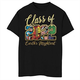 Boys 8-20 Marvel Comic Retro Class of 2022 Earth's Mightiest Graphic Tee
