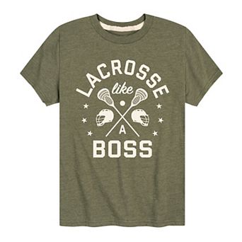 Boys 8-20 Lacrosse Like A Boss Graphic Tee