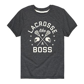 Boys 8-20 Lacrosse Like A Boss Graphic Tee