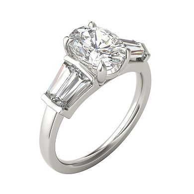 Charles & Colvard 14k Gold 3 1/4 Carat T.W. Oval Engagement Ring
