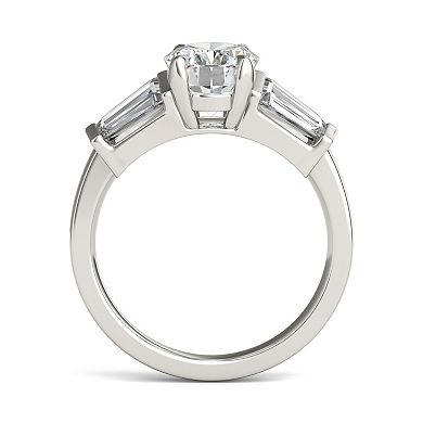 Charles & Colvard 14k Gold 3 1/4 Carat T.W. Oval Engagement Ring